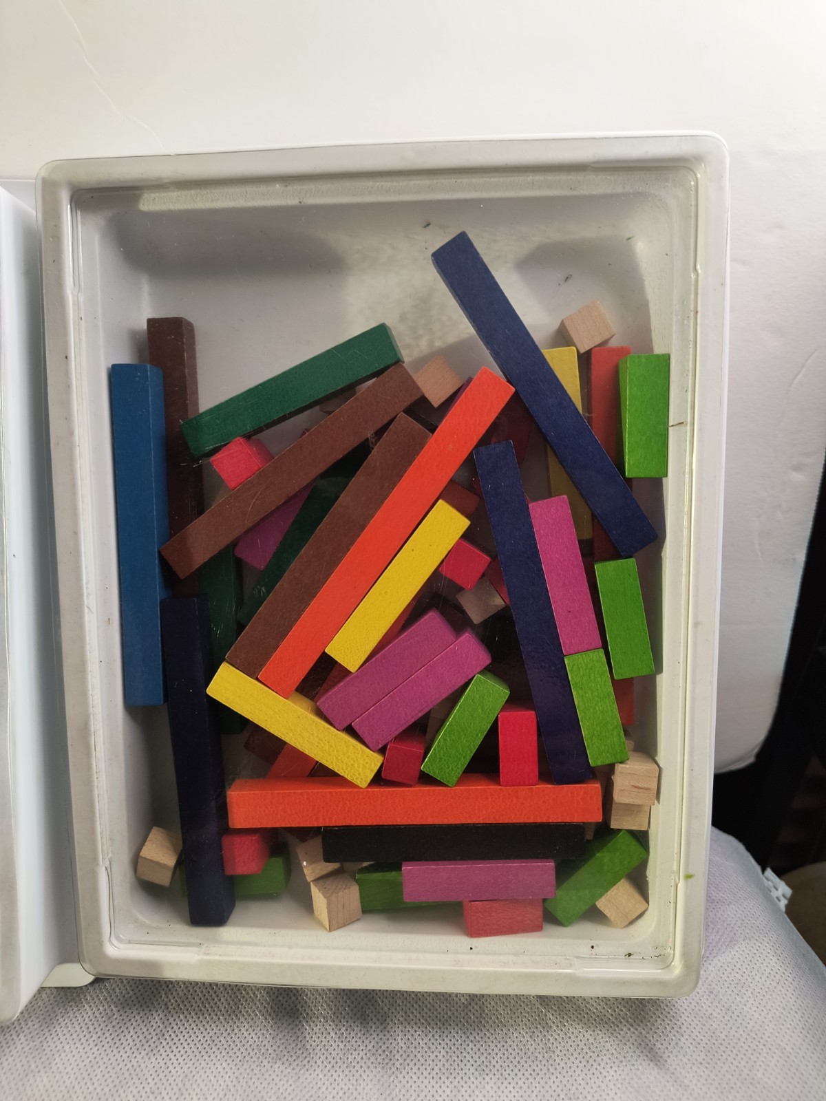 3 SETS OF MUTI-COLOR PLASTIC CUISENAIRE RODS