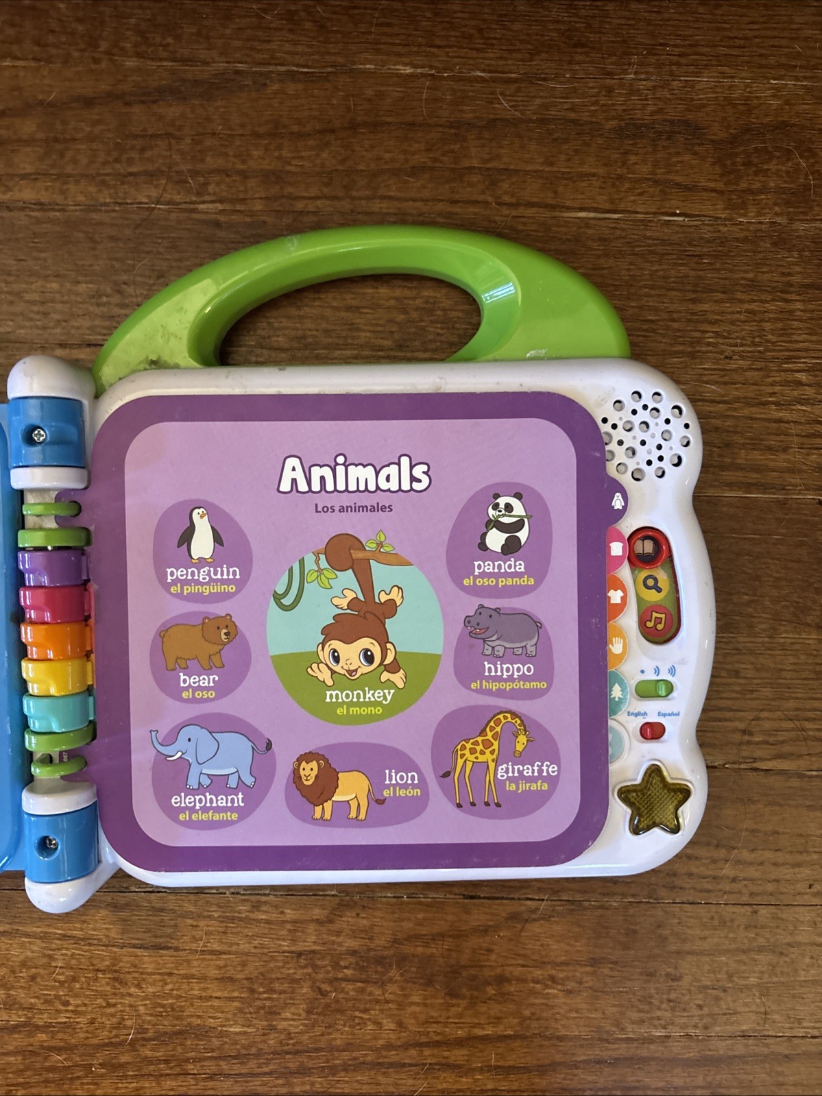 Leap Frog Learning Friends 100 Words Electronic Book English Spanish 2018 Toy
