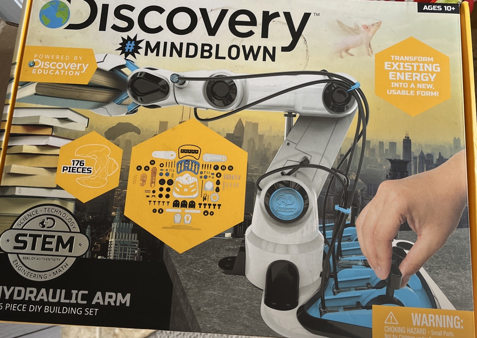 Discovery Kids Mindblown Stem Hydraulic Arm DIY Kit Stem Discovery Education