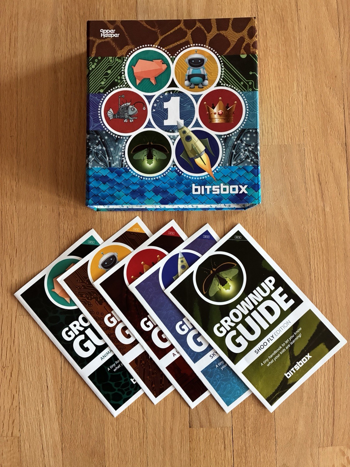BitsBox Volume 1 Coding Sets 1-5 Complete with Apper Keeper Binder New Unused