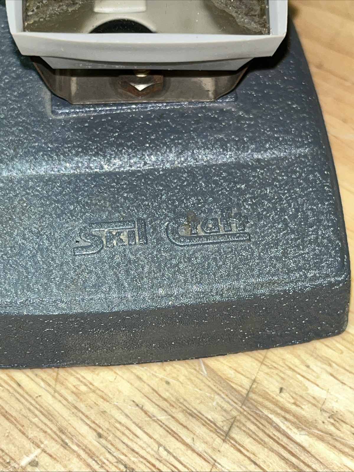 1960’s Skilcraft (Skil Craft) Microscope Lab EMPTY Metal Box W/Microscope Only
