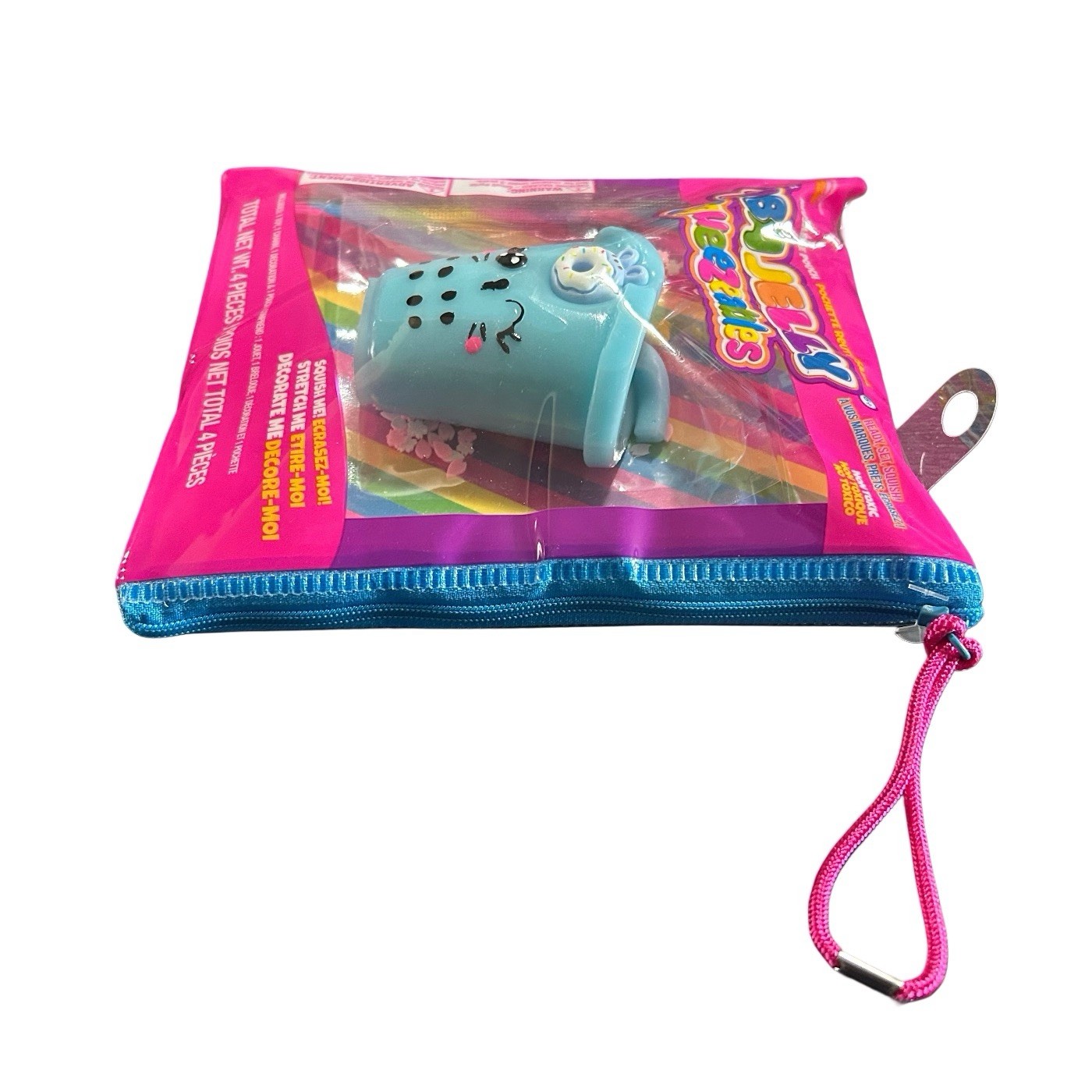 Squishy Taba Jelly Squeezeables Blue Boba Cup Squish Squeeze Fidget Sensory Toy