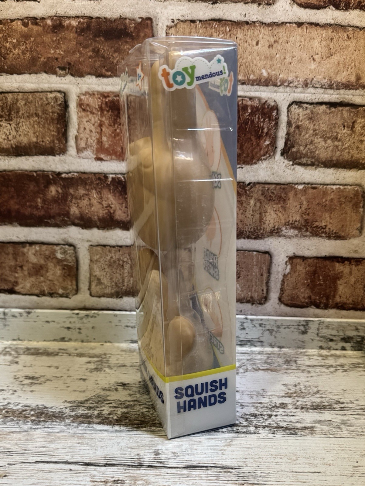 Toymendous Squishy Hands Tactile Squeeze Toy, Holds Shape Stretch, NIB Fun Flex