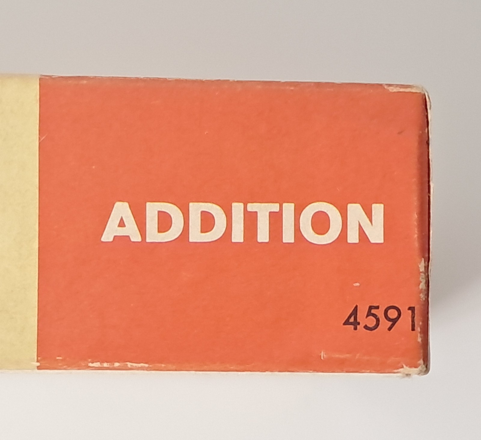 Vintage Milton Bradley New Math Flash Cards Addition Grades 3-6 USA 1965