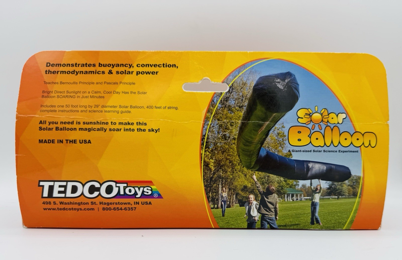 Solar Balloon 50 Foot long TEDCO TOYS Brand New