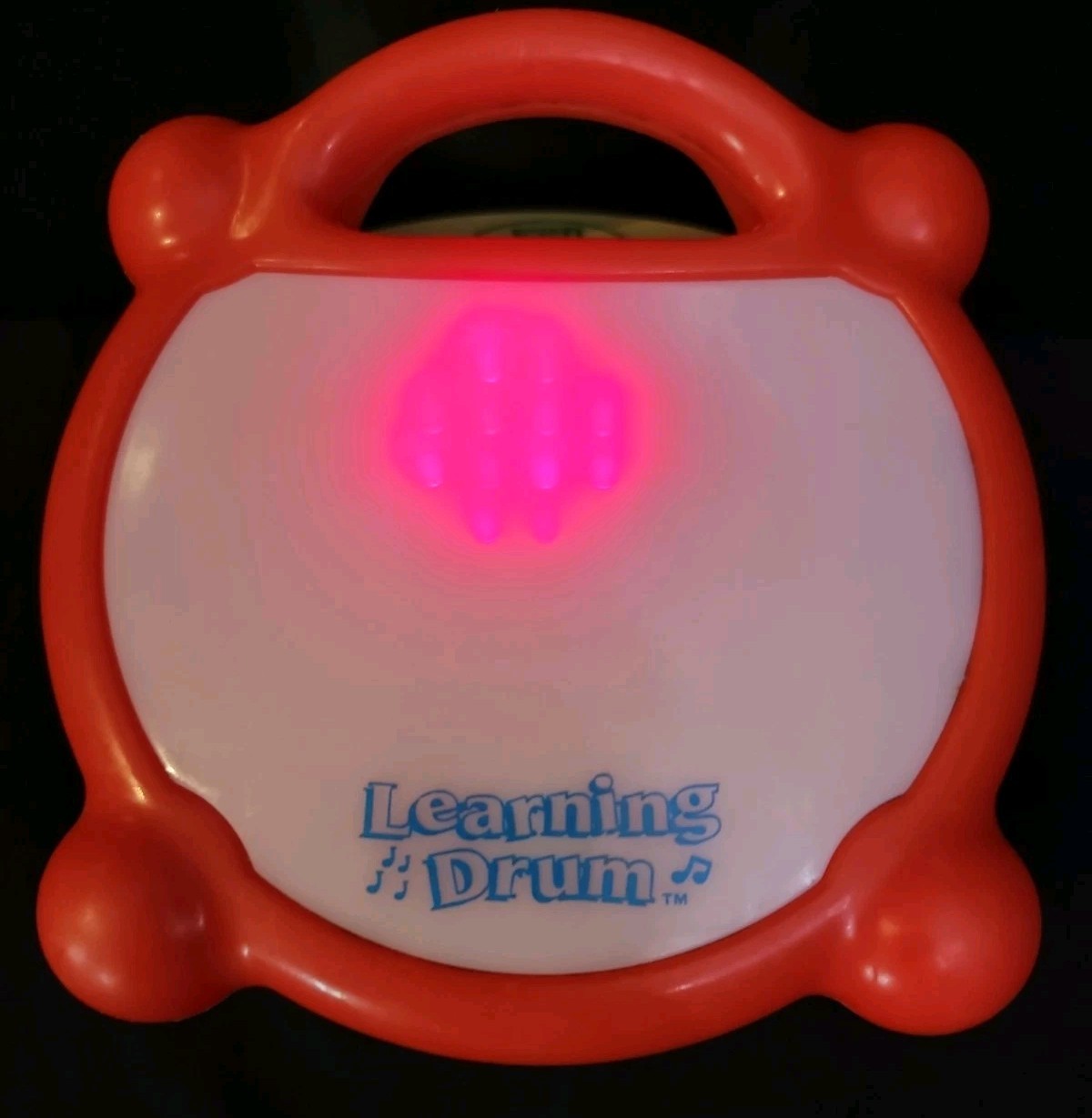 Leapfrog Learning Drum Educational Musical Lights Sounds ABC 123 Vintage 2001