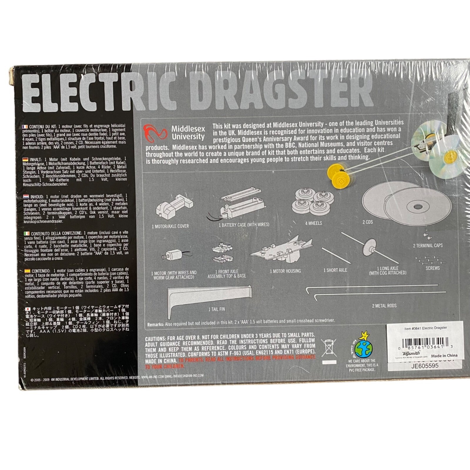 4M Electric Dragster Fun Mechanics Kit Science Experiment Middlesex BBC NEW NIB