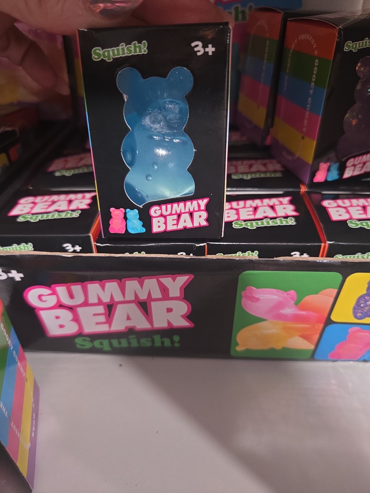Gummy Bear Squish Squeeze Tactile Toy, Multicolor, Ages 3+, 3-4 Years