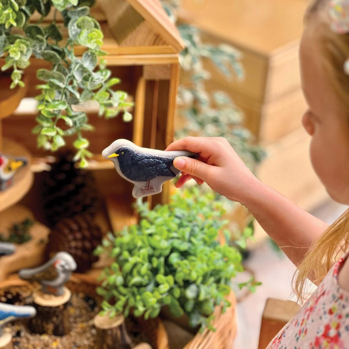 Yellow Door Sensory Play Stones: Birds – Set of 8