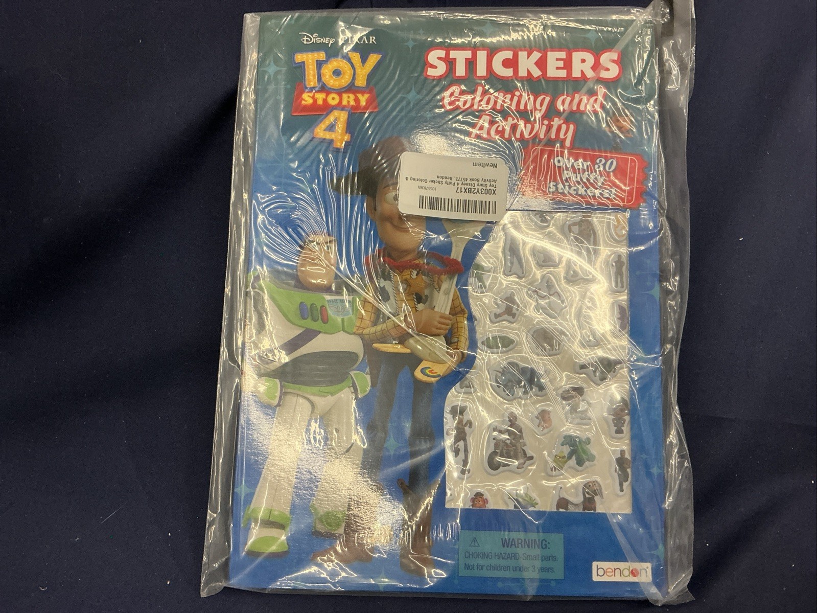 Toy Story 4 Stickers Coloring and Activity Book 3y+ Sealed