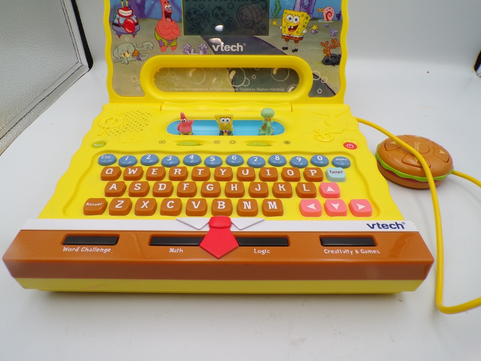 VTech SpongeBob SquarePants Electronic Learning Laptop Educational Toy Working