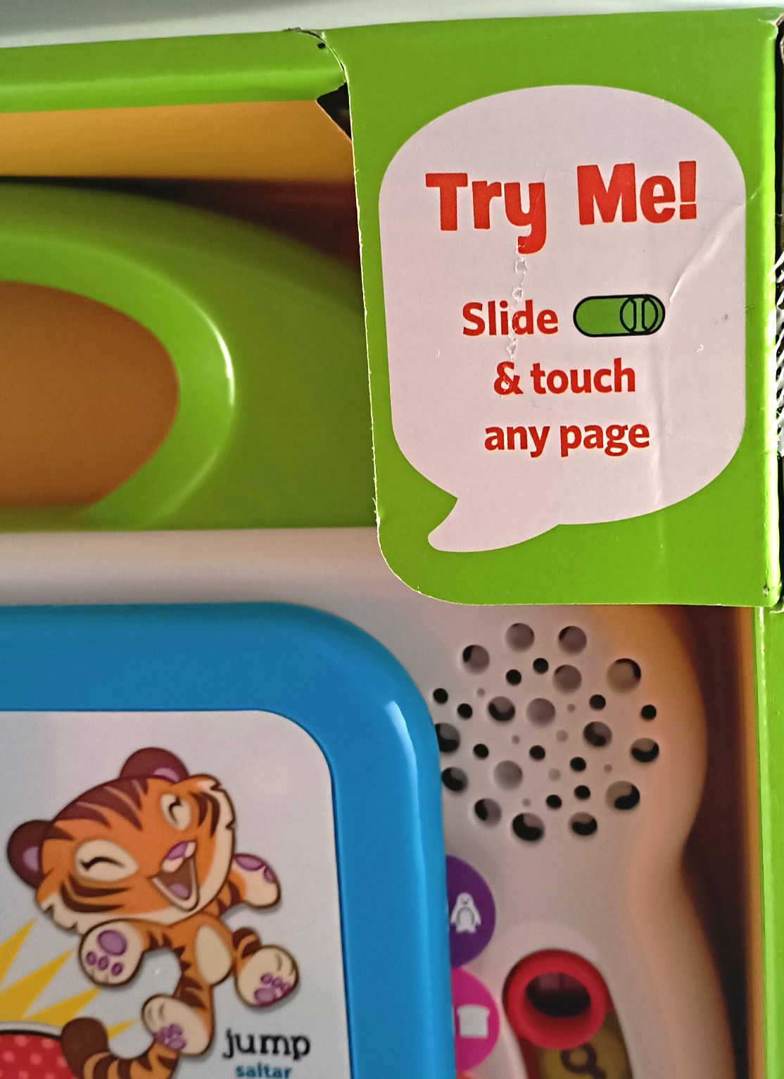 New Leap Frog Learning Friends 100 Words Book – Green/Blue Bilingual