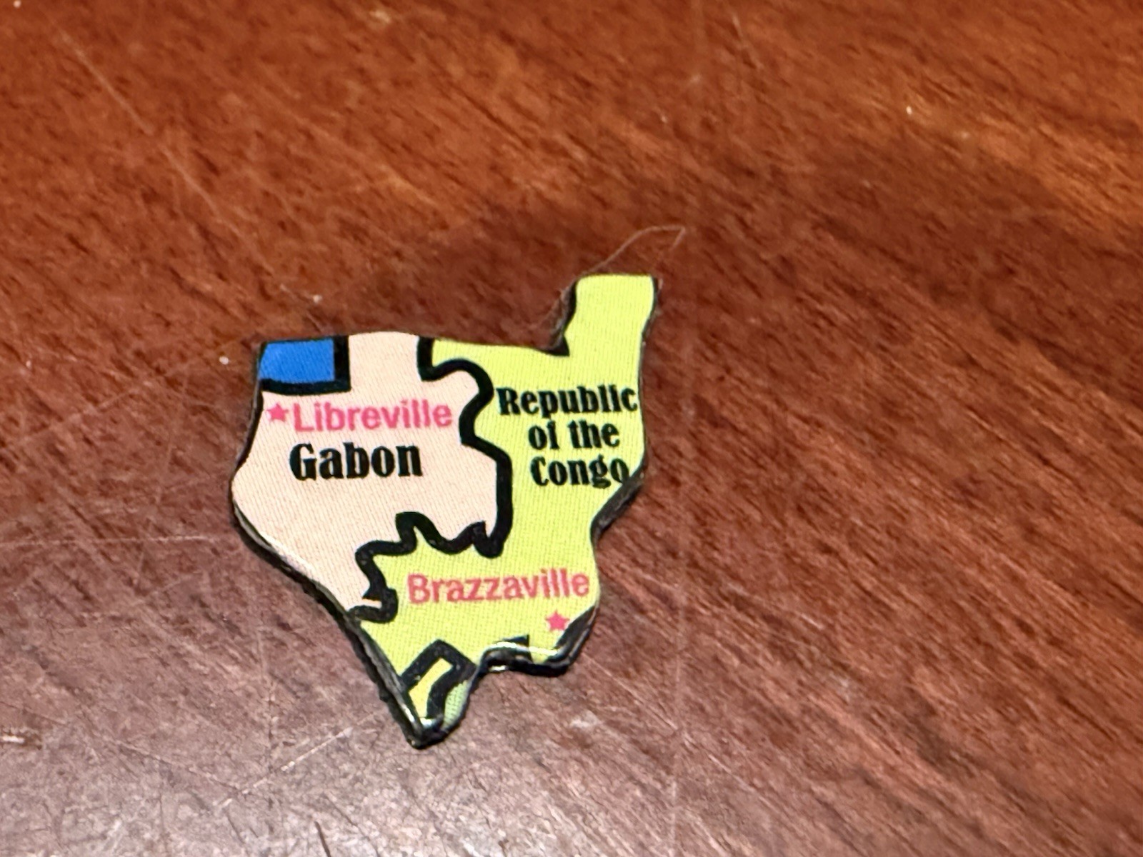 Ata-Boy Magnetic World Map Play-n-Learn Gabon 1