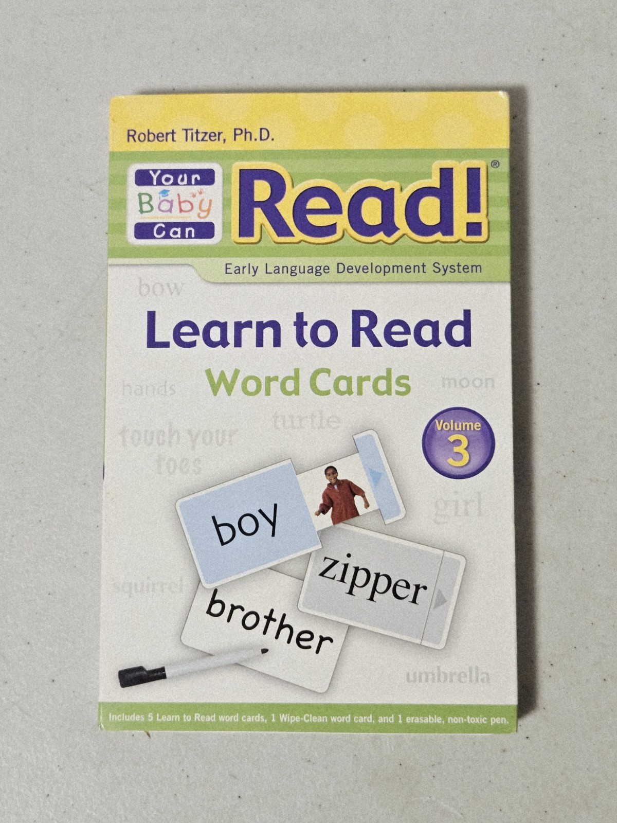 Your Baby Can Read Early Language Development System, Robert Titzer, Ph.D. – Lot