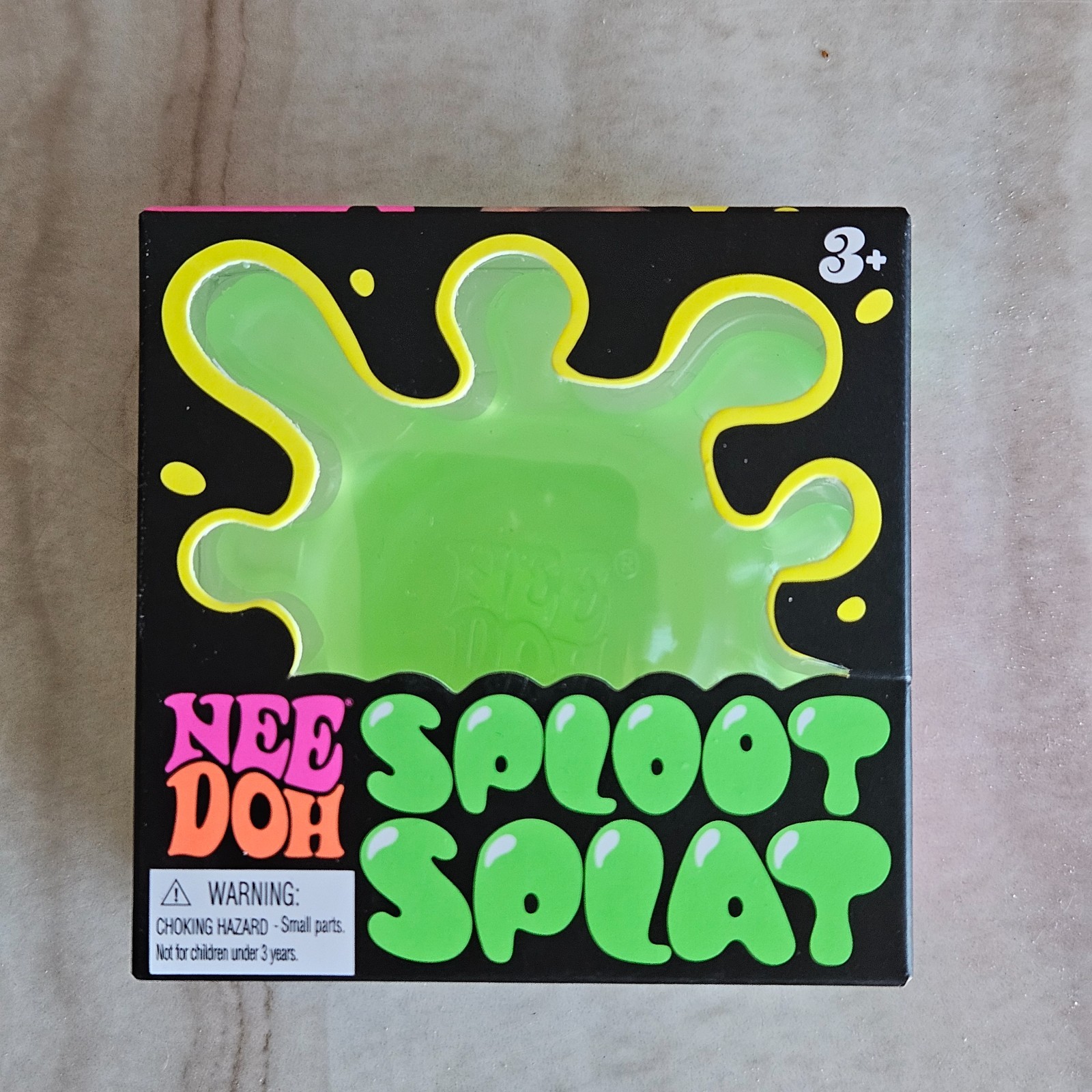 Schylling NeeDoh Sploot Splat Squish Squeeze Toy Green Ages 3+ New In Box