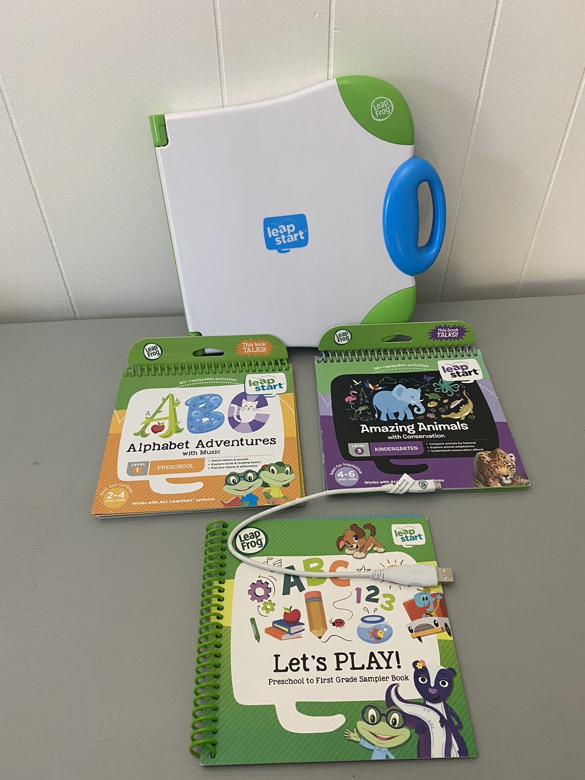 Leap Frog Leap Start Learning System 2016 Tested & Works PLUS 3 Leap Start Books