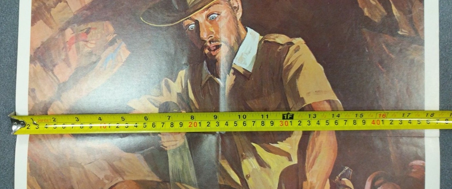 Peabody Myers Vintage Archaeologist Children On Bird 1966 School 2 Poster Lot #6
