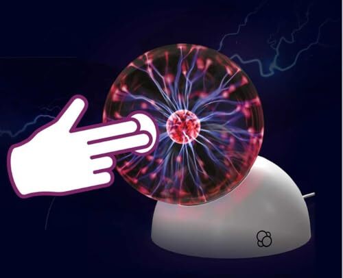 Plasma Ball Science Kit Electric Light Show Sound Activated USB Powered Display