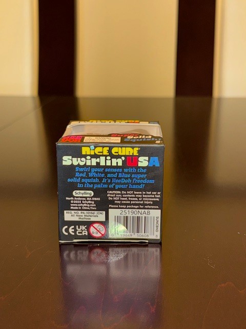 ***ONE*** NeeDoh Nice Cube 4th Of July Swirl – 100% AUTHENTIC NIB!