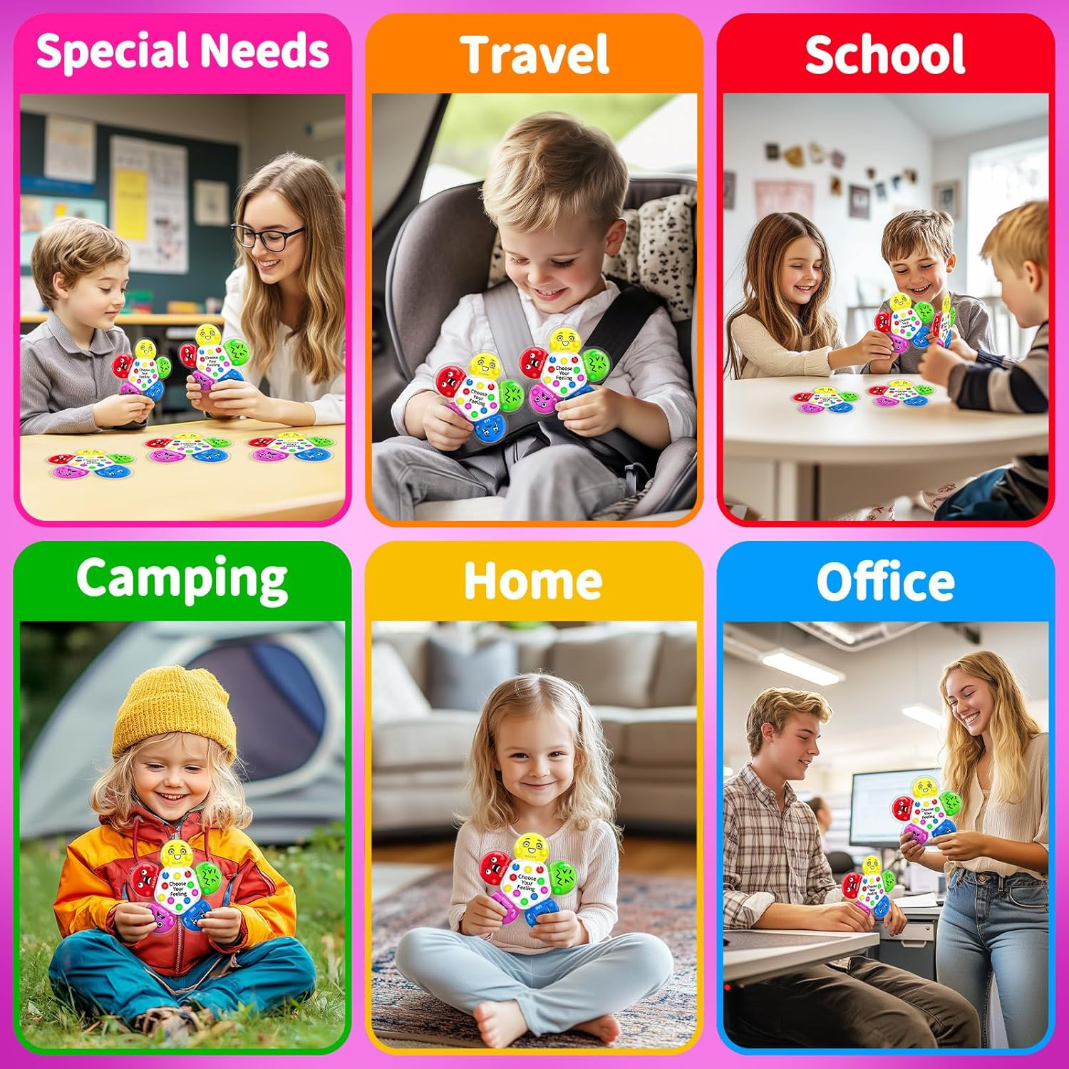 Color Sorting Sensory Toys for Kids with Autism, Autistic 5-7, Gifts for Kids, F