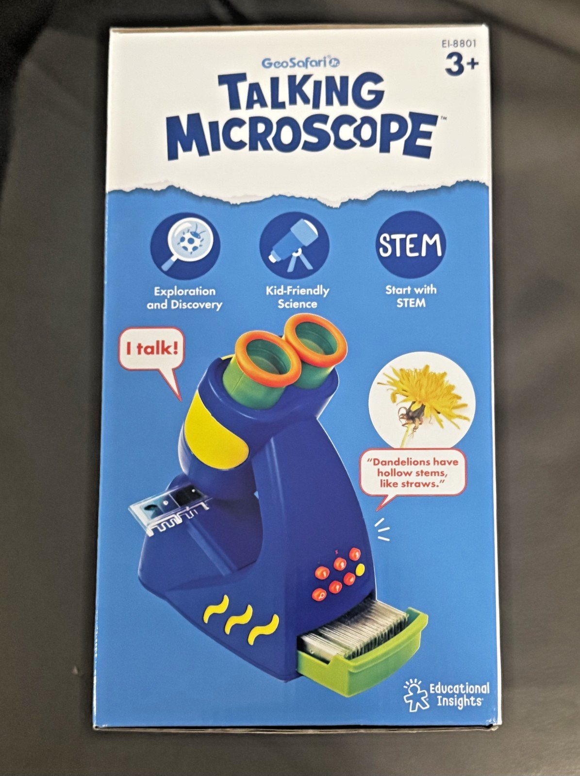 GeoSafari Jr Talking Microscope Kids STEM Toy Bindi Irwin Ages 3-6