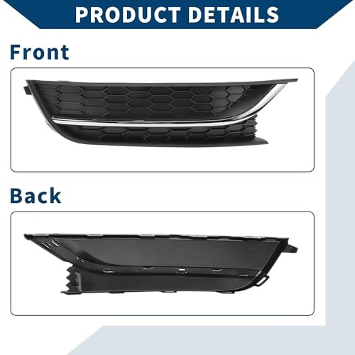 No.561853666C Fog Light Grill for Volkswagen Passat 2012-2015 Front Right
