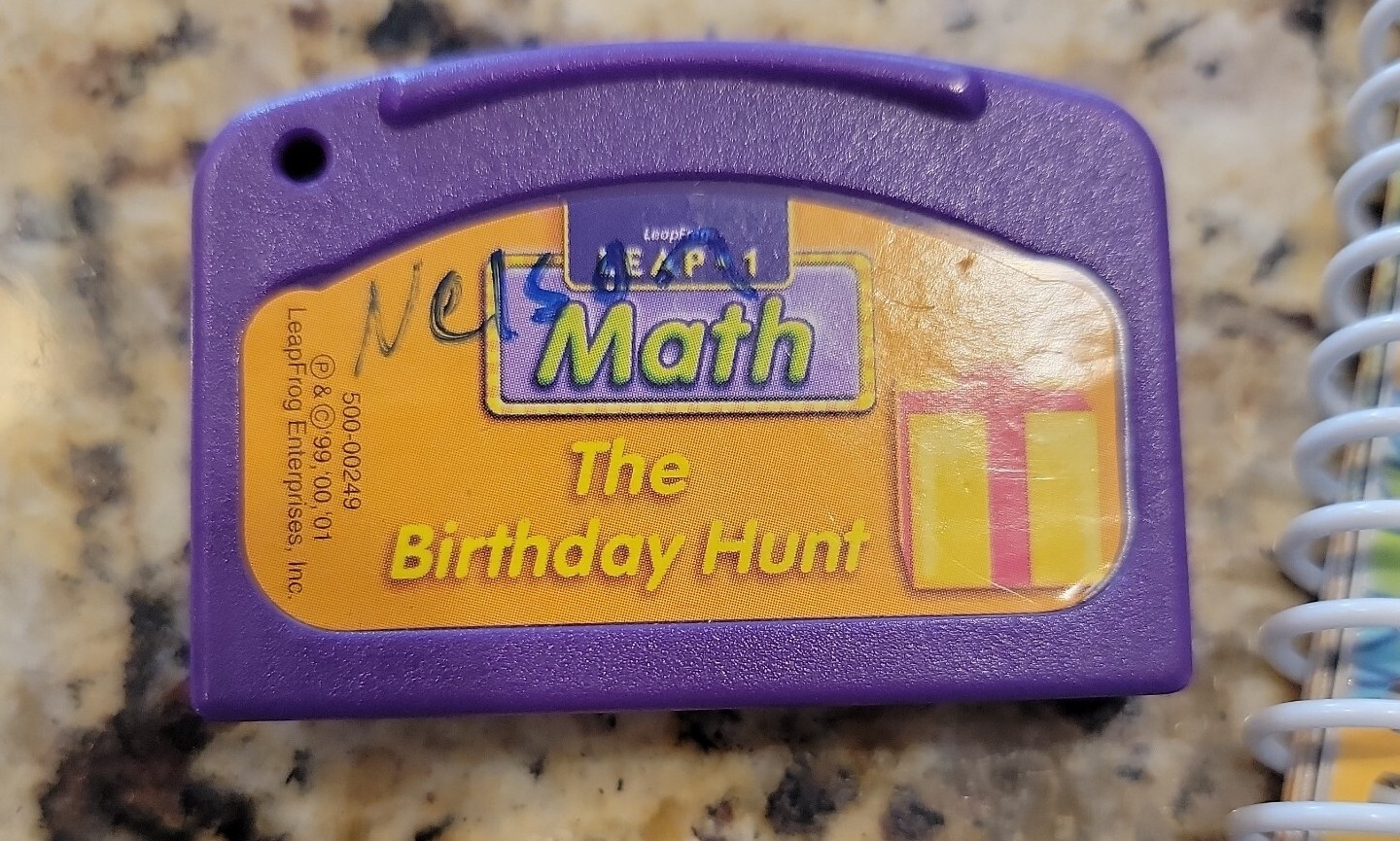 Leap Frog LeapPad Math The Birthday Hunt Book Cartridge Preschool Grade 1 Count