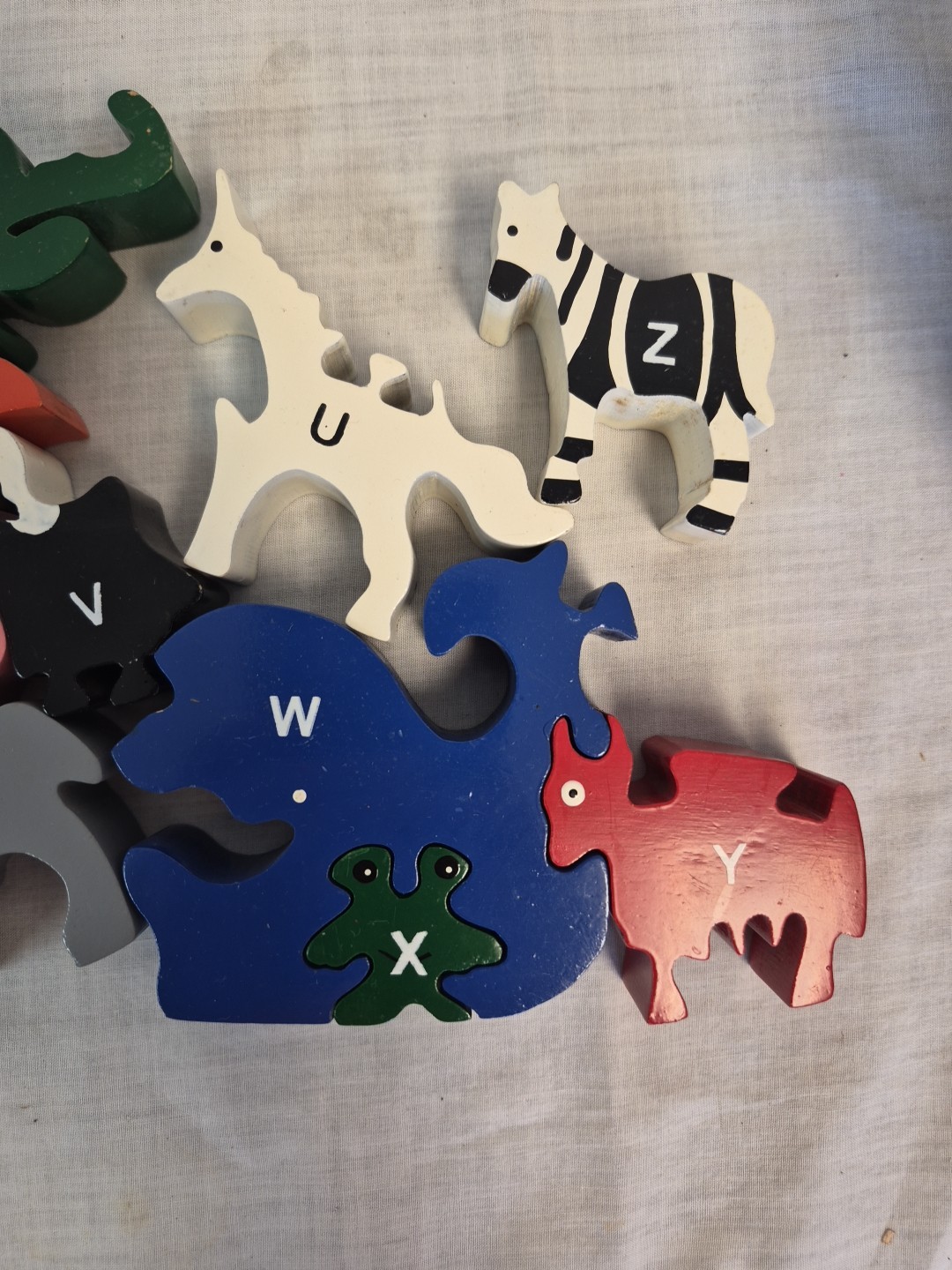 Begin Again Wooden Puzzle Animal Parade Letter A To Z Eco Wood Montessori 2002