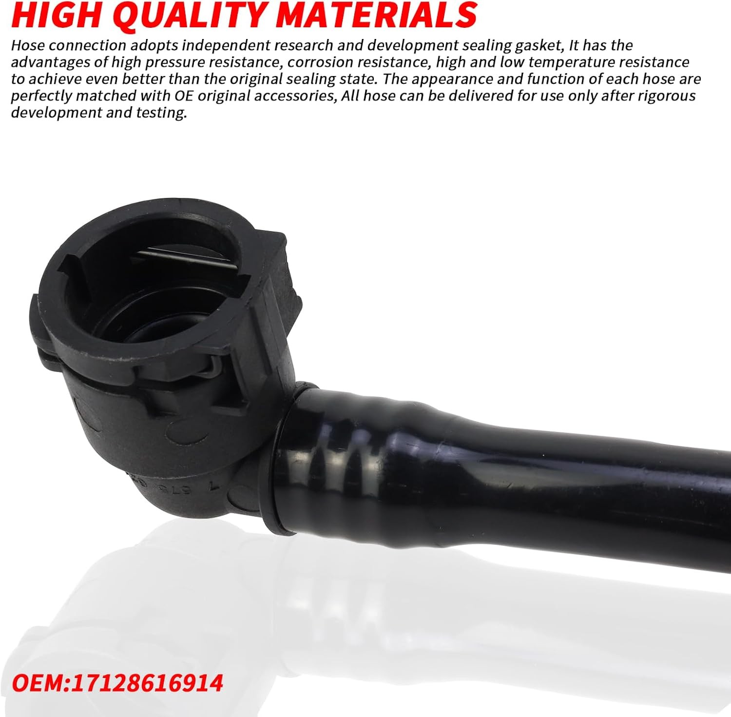 17128616914 Cooling System Coolant Hose 2010-2023 For BMW 1 2 3 4 Series 120I