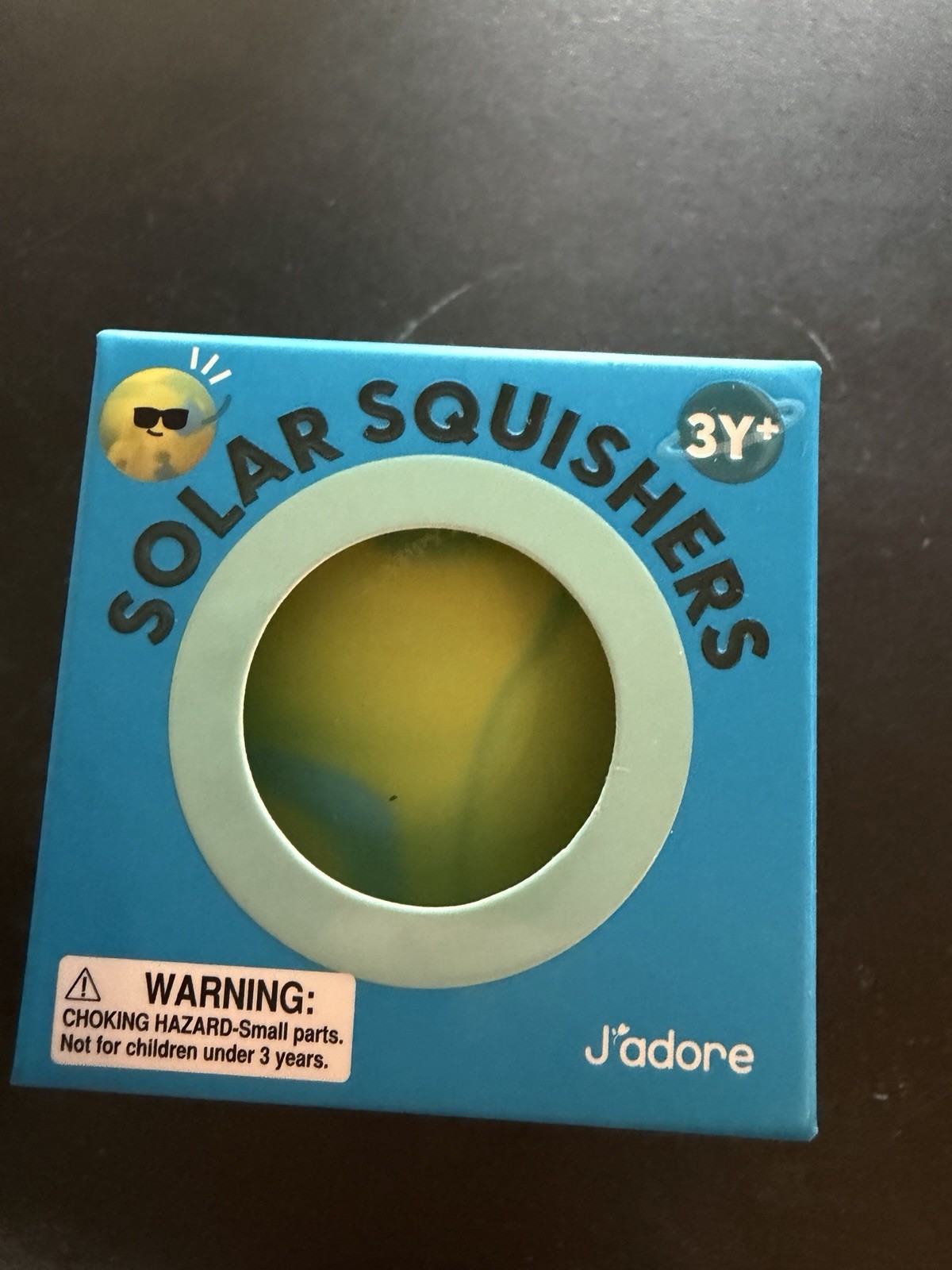 New J’adore Solar Squishy Ball Orange Green Blue Squishers Squeeze Earth Toy 3+