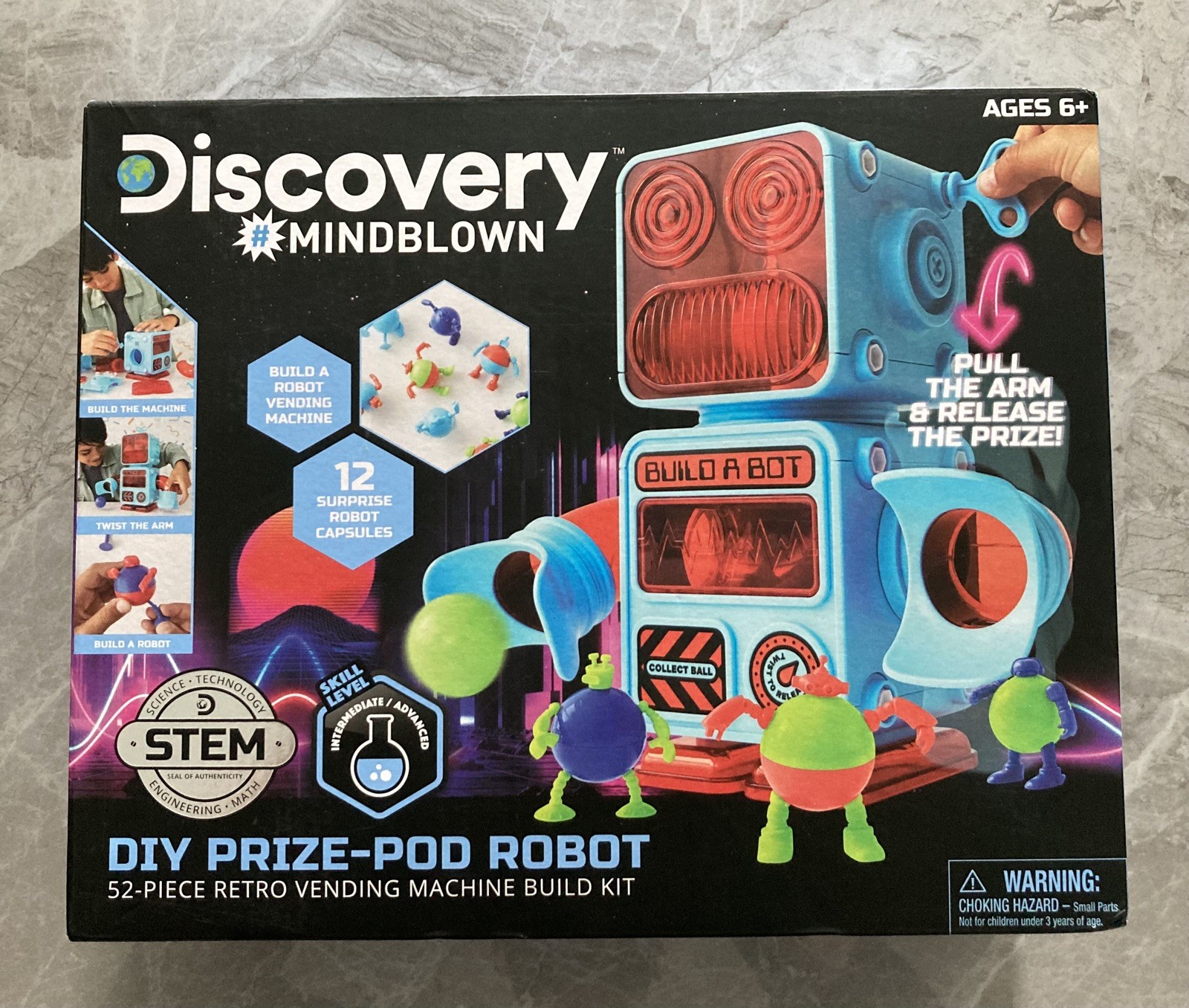STEM Robot Vending Machine Kit 52 Pieces Educational Toy for Ages 8 and Up
