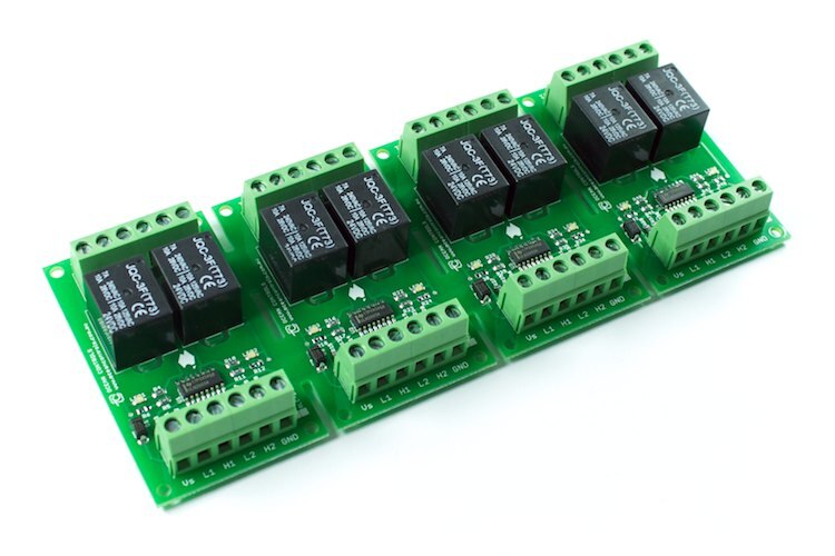 [ Ocean Controls RLC-248 ] Eight 24VDC Relay Card