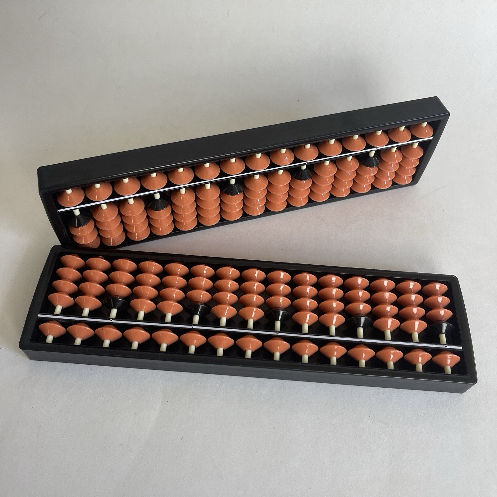 2-pack Abacus Soroban Chinese Japanese Counting Tools 15 Digit Rods Standard