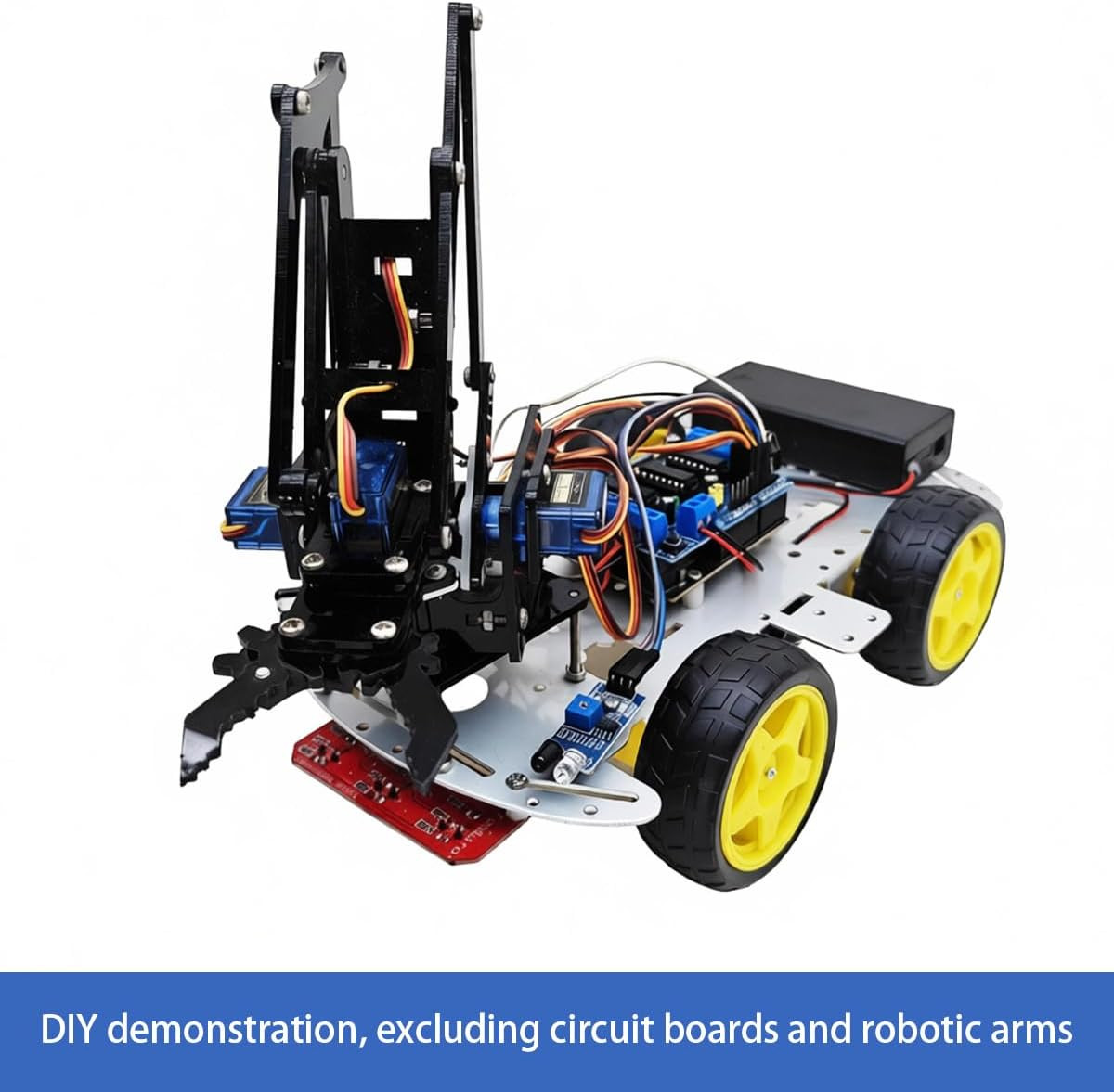 DIY Robot Smart Car Metal Chassis Kit 4WD Car Arduino Programming Kit with TT