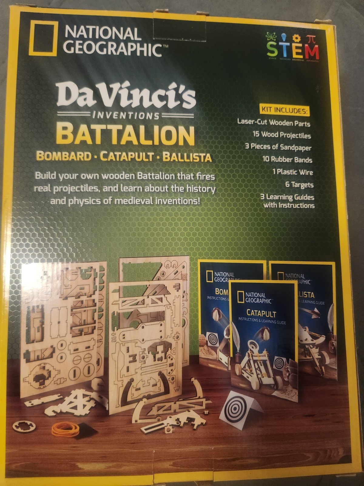 National Geographic Da Vincis Inventions Battalion New Free Shipping