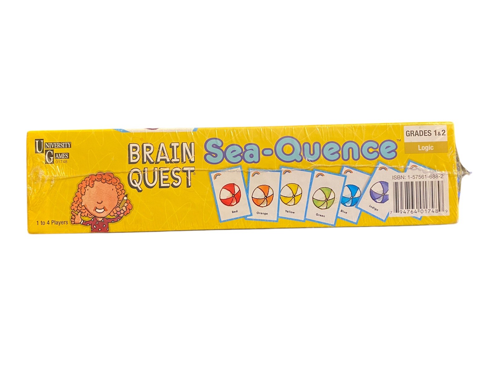 Brain Quest Logic Sea-Quence Logic Board Game Card Game by University Games