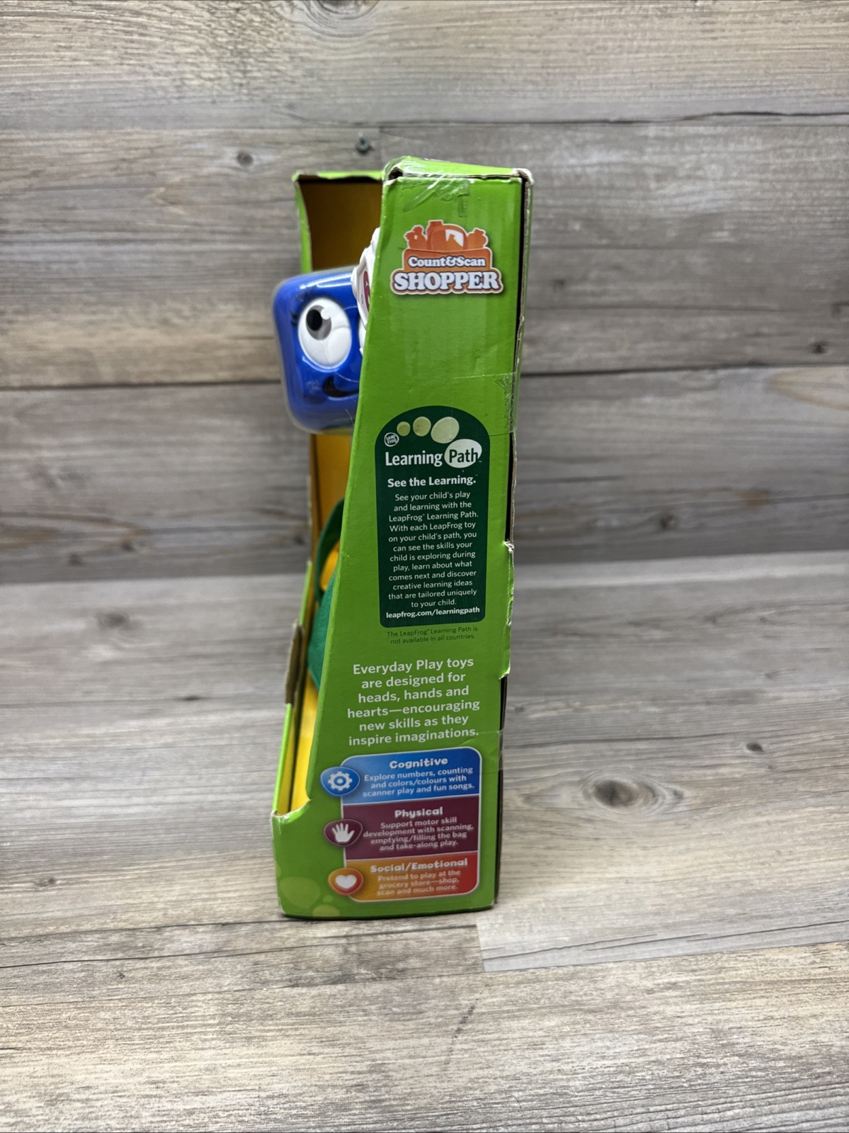 Leapfrog Count & Scan Shopper Food Bag Scanner Number 1-10 New In Box