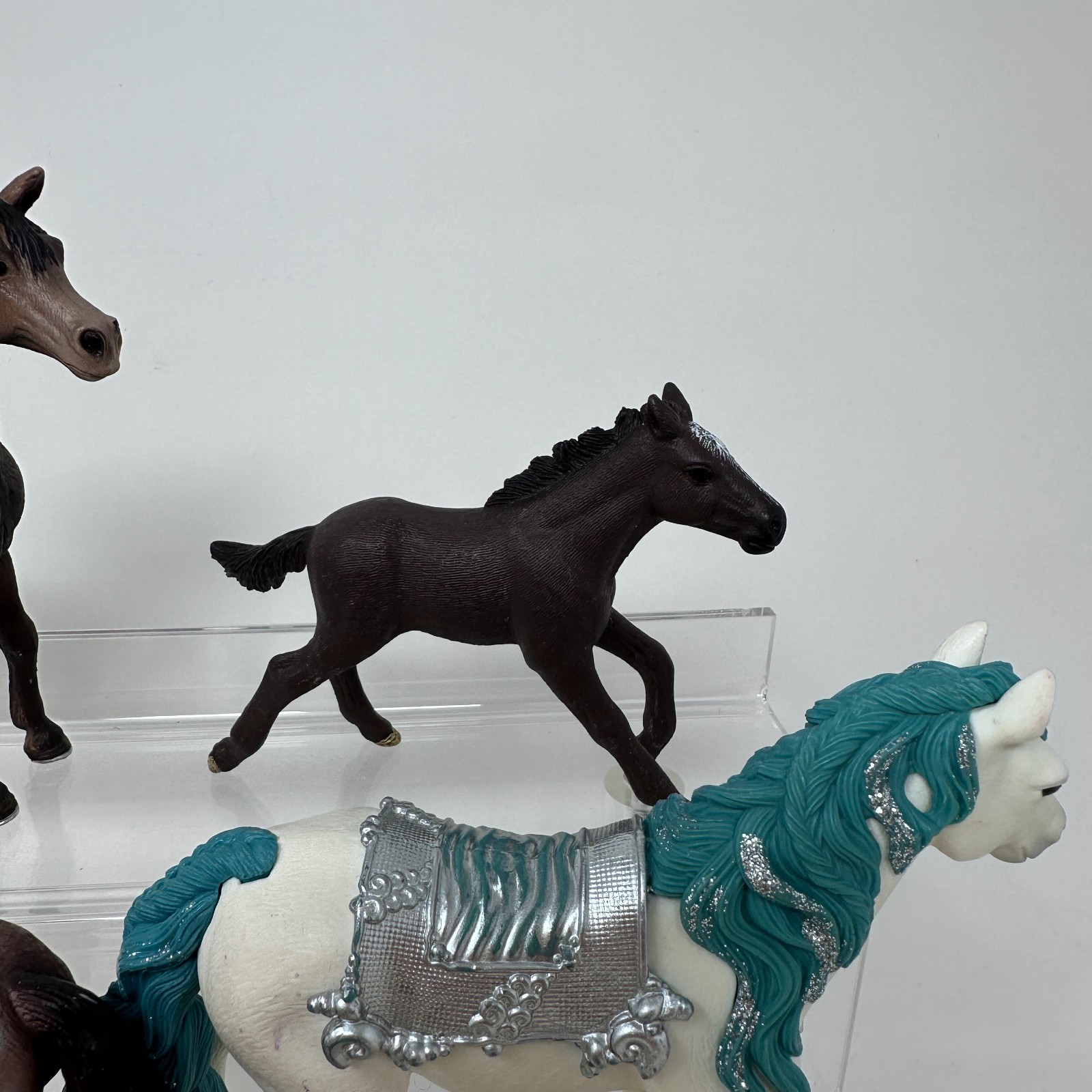 Schleich Horse Figures Lot Unicorn Foal Mare Stallion Pony Figurines Set of 8