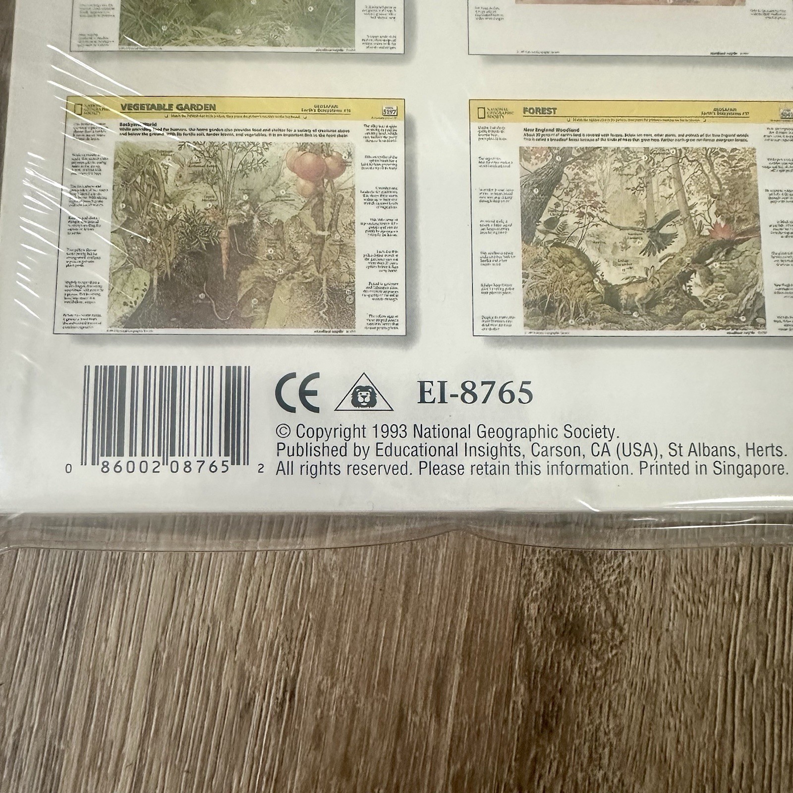 GeoSafari EARTH’S ECOSYSTEMS Educational Learning Complete Cards EI-8765 New