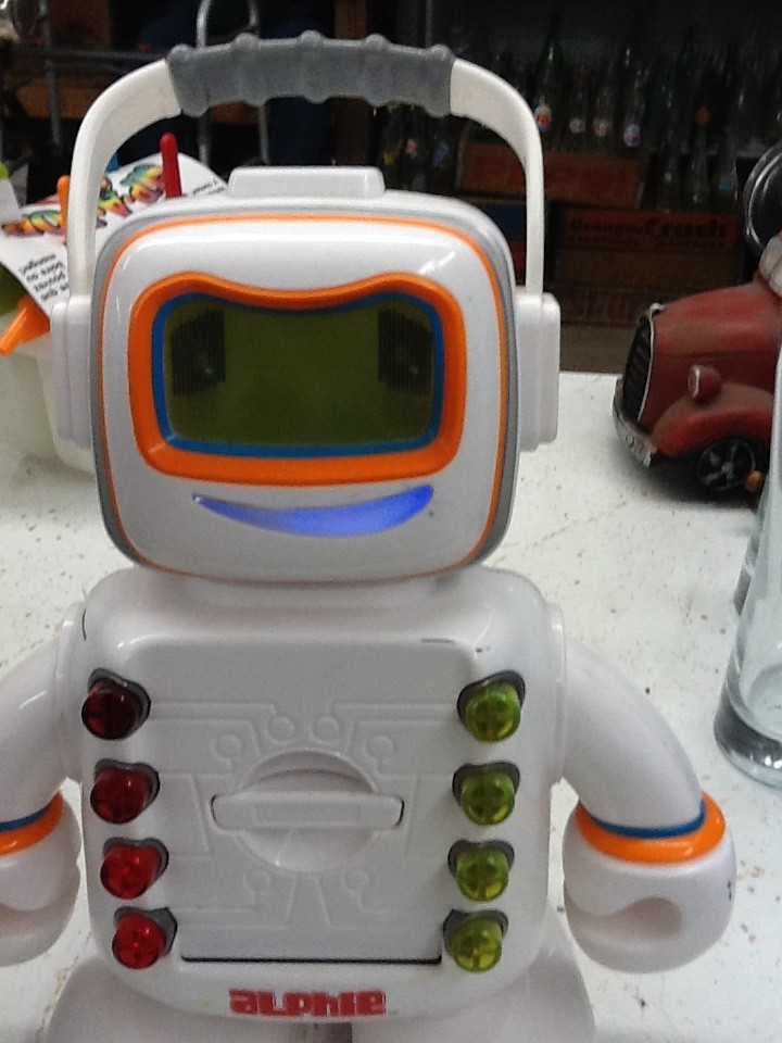 Alphie Talking Robot Vintage Playskool Working Condition RETRO