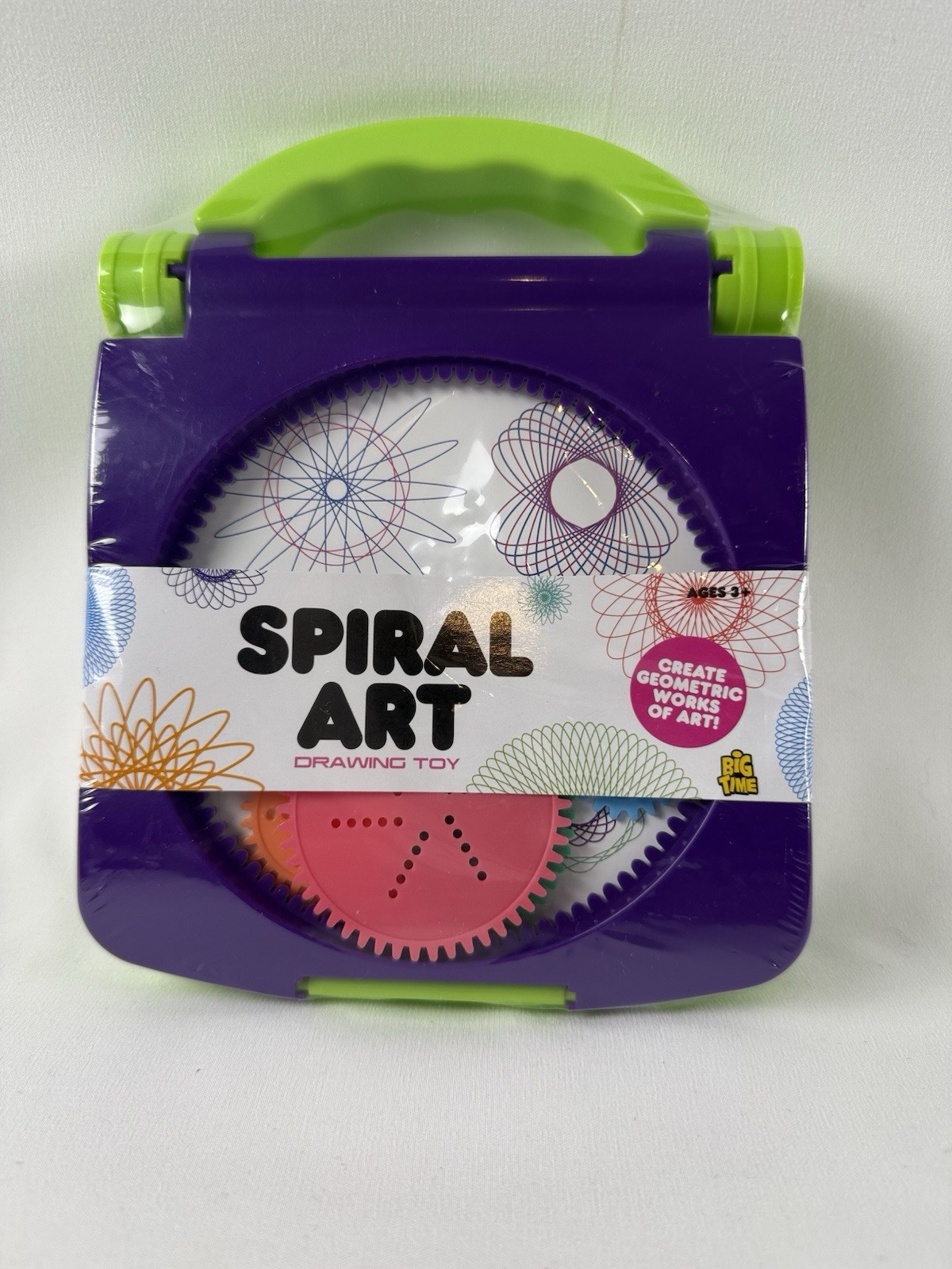 NEW Spiral Art Drawing Toy, Big Time Toys, Travel Size, Lot Of 3, 4 Wheels Each