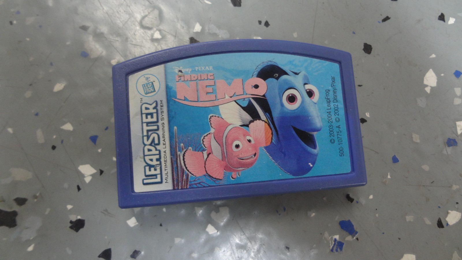 Leap Frog Leapster Disney Pixar Finding Nemo Learning Game Cartridge Pre-K to K