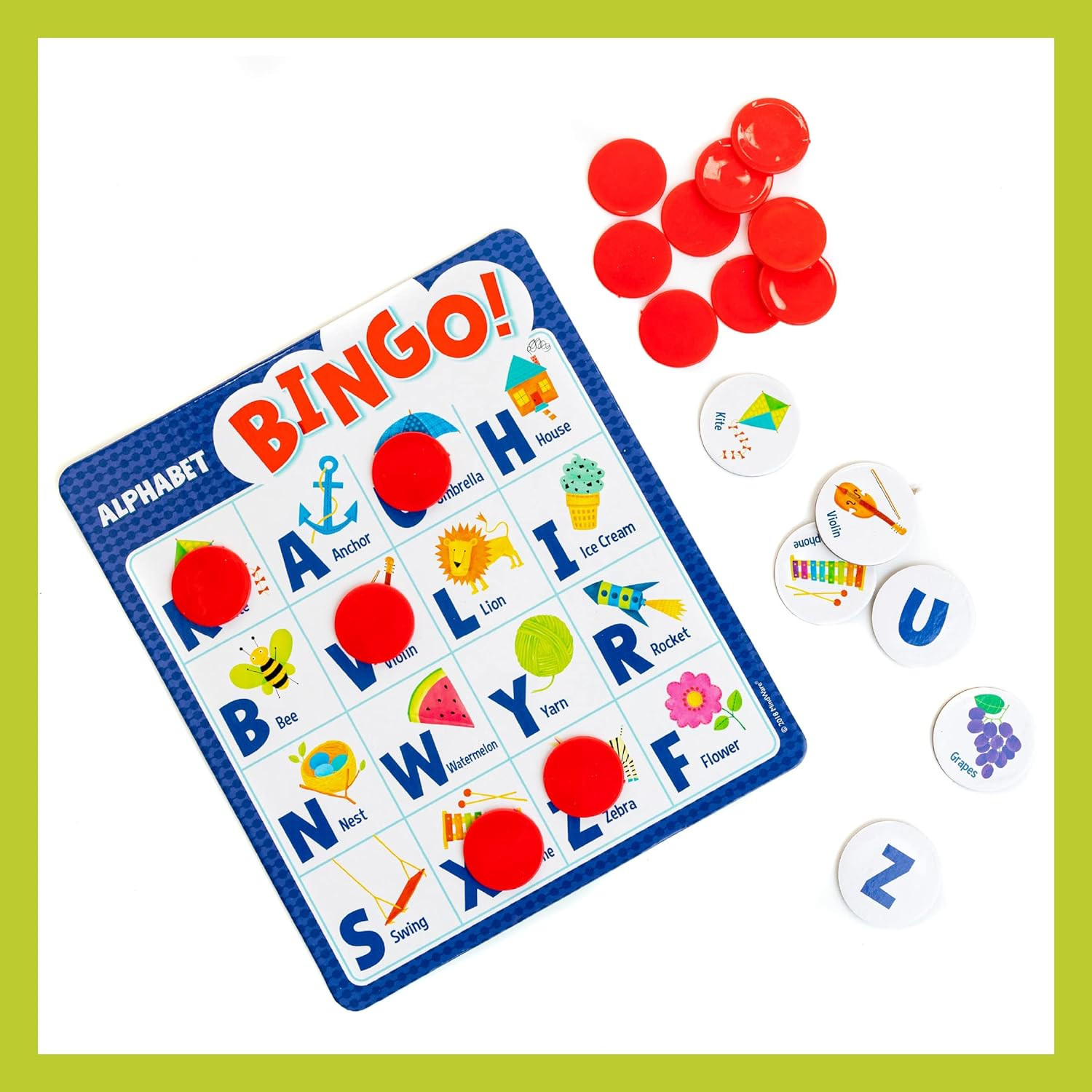 Alphabet Bingo! Letter Learning Educational Board Game
