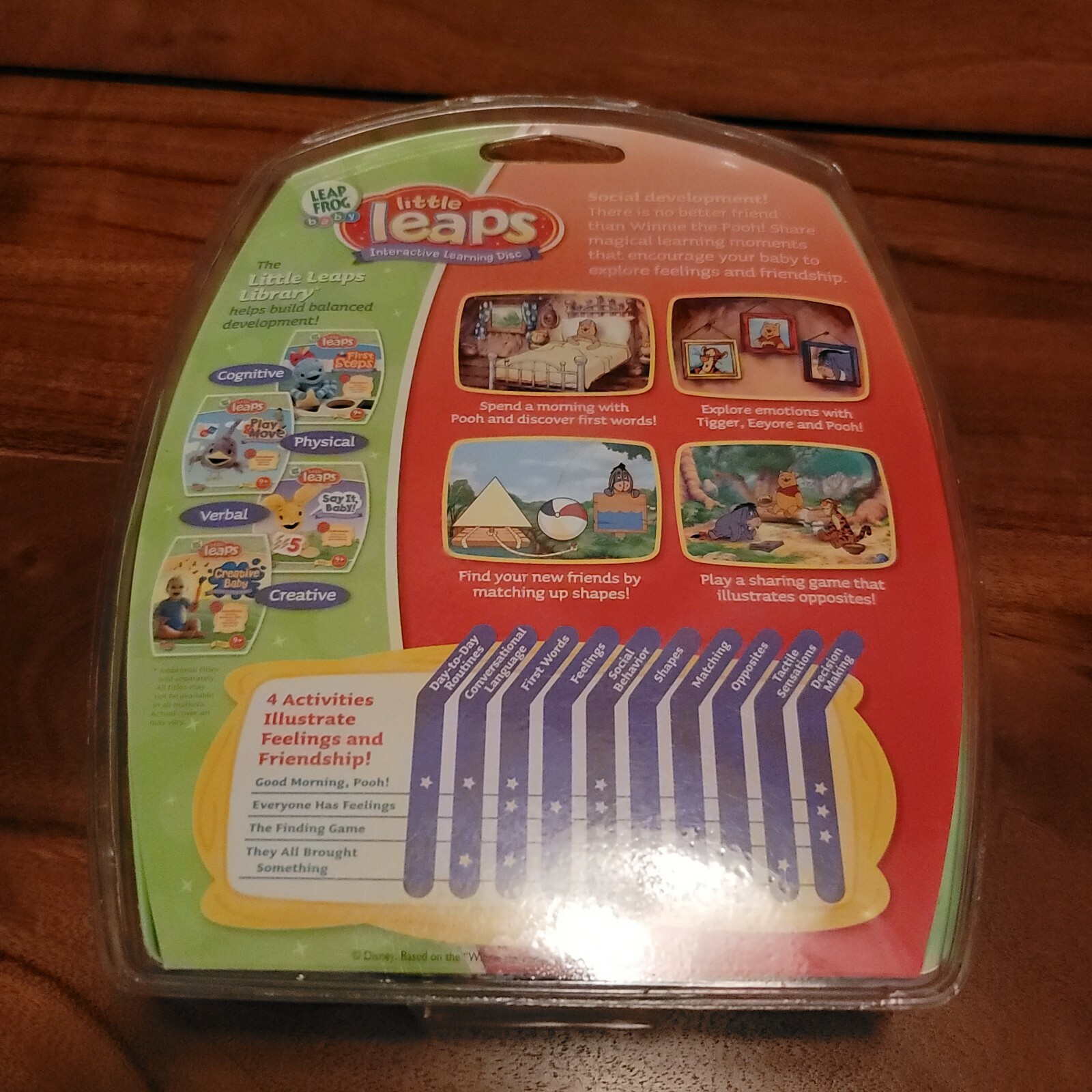 Leap Frog Baby Little Leaps Play & Move First Steps Winnie Pooh Lot of 3 New
