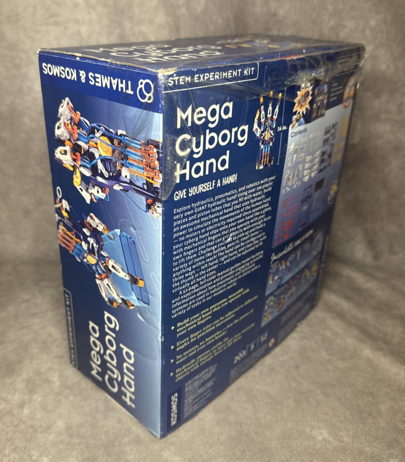 Thames & Kosmos 620501 Mega Cyborg Hand Kit STEM Hydraulic Pneumatic Multicolor