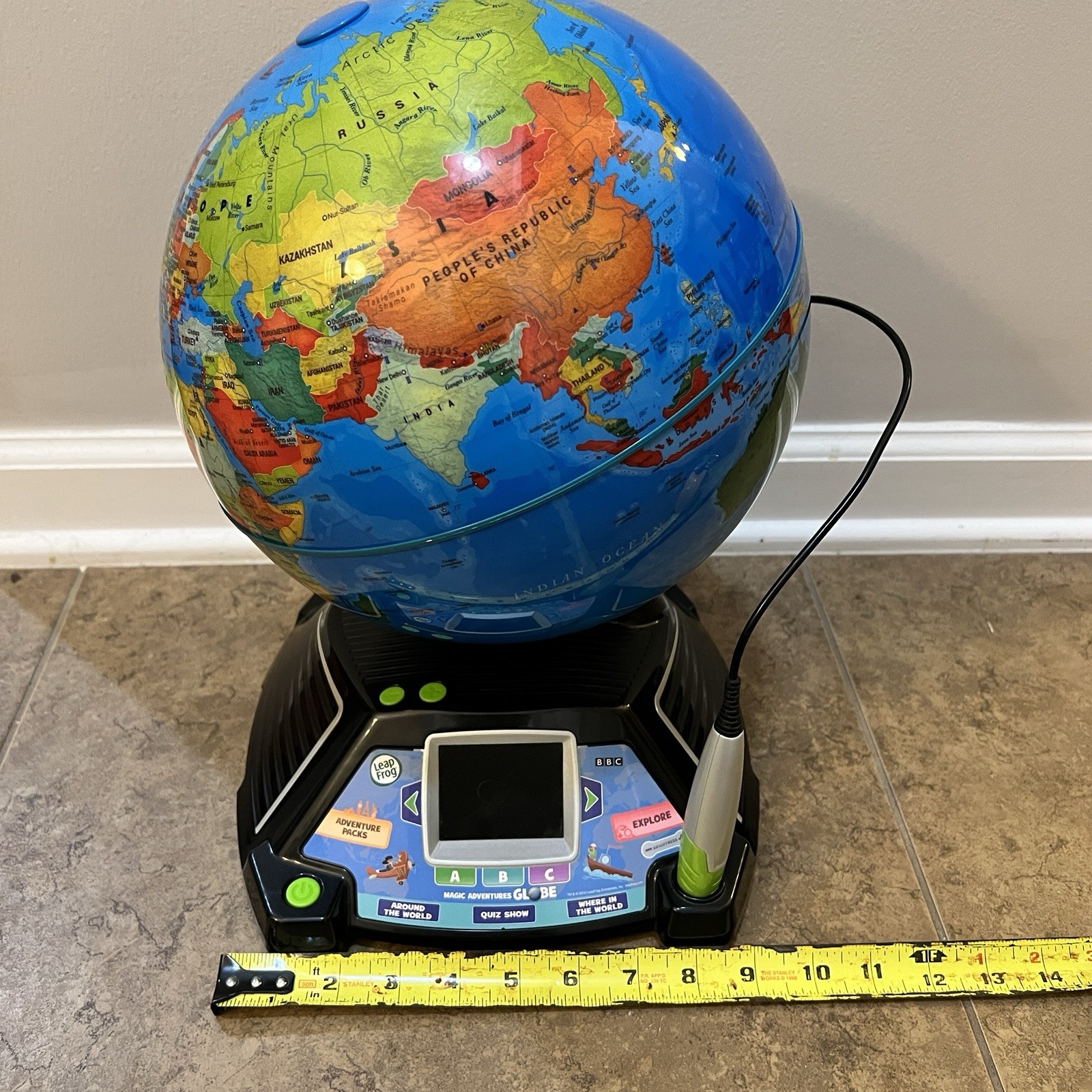 LeapFrog Magic Adventures Globe 2.8″ Video Screen BBC Videos Interactive Games