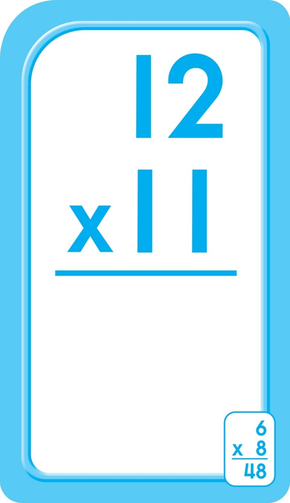 Multiplication Flash Cards 0-12 Flash Cards Elementary Grade Math for Ages 8+