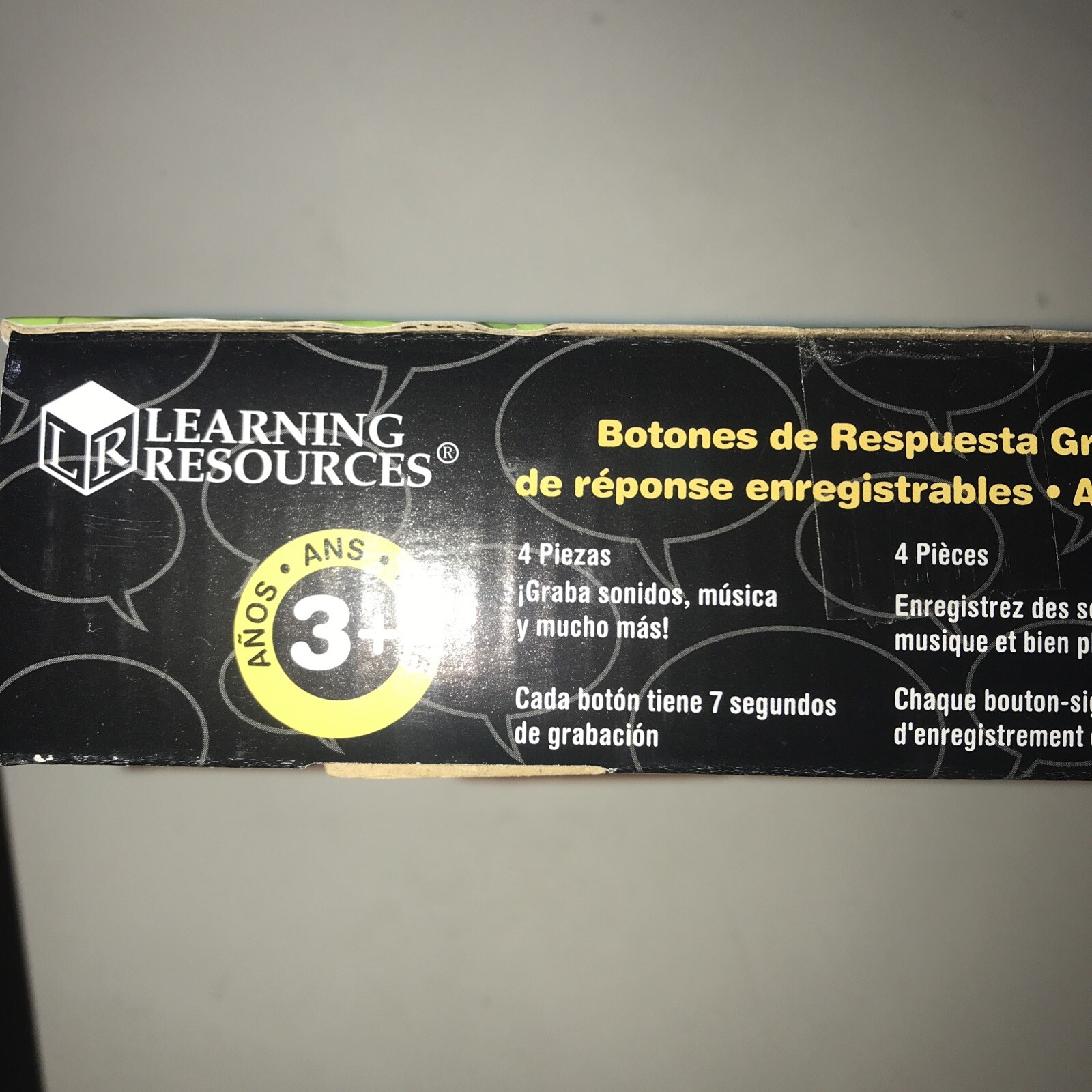 4 Boxes New Learning Resources Recordable Answer Buzzers (16) Subject: Learning