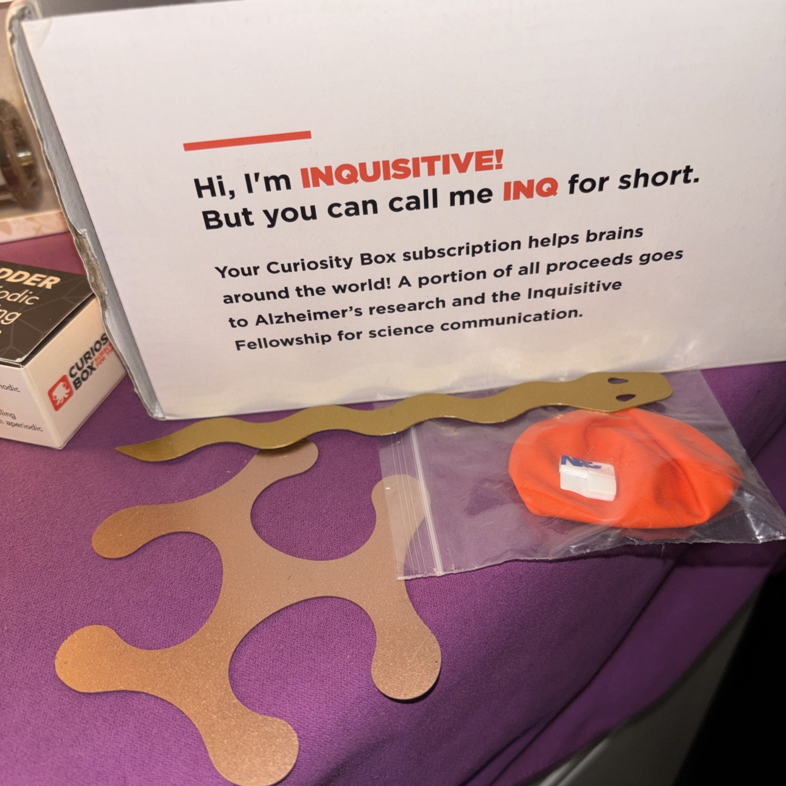 CURIOSITY BOX by V Sauce Sonic Photonic Visualiser Hurricane Balls NEW