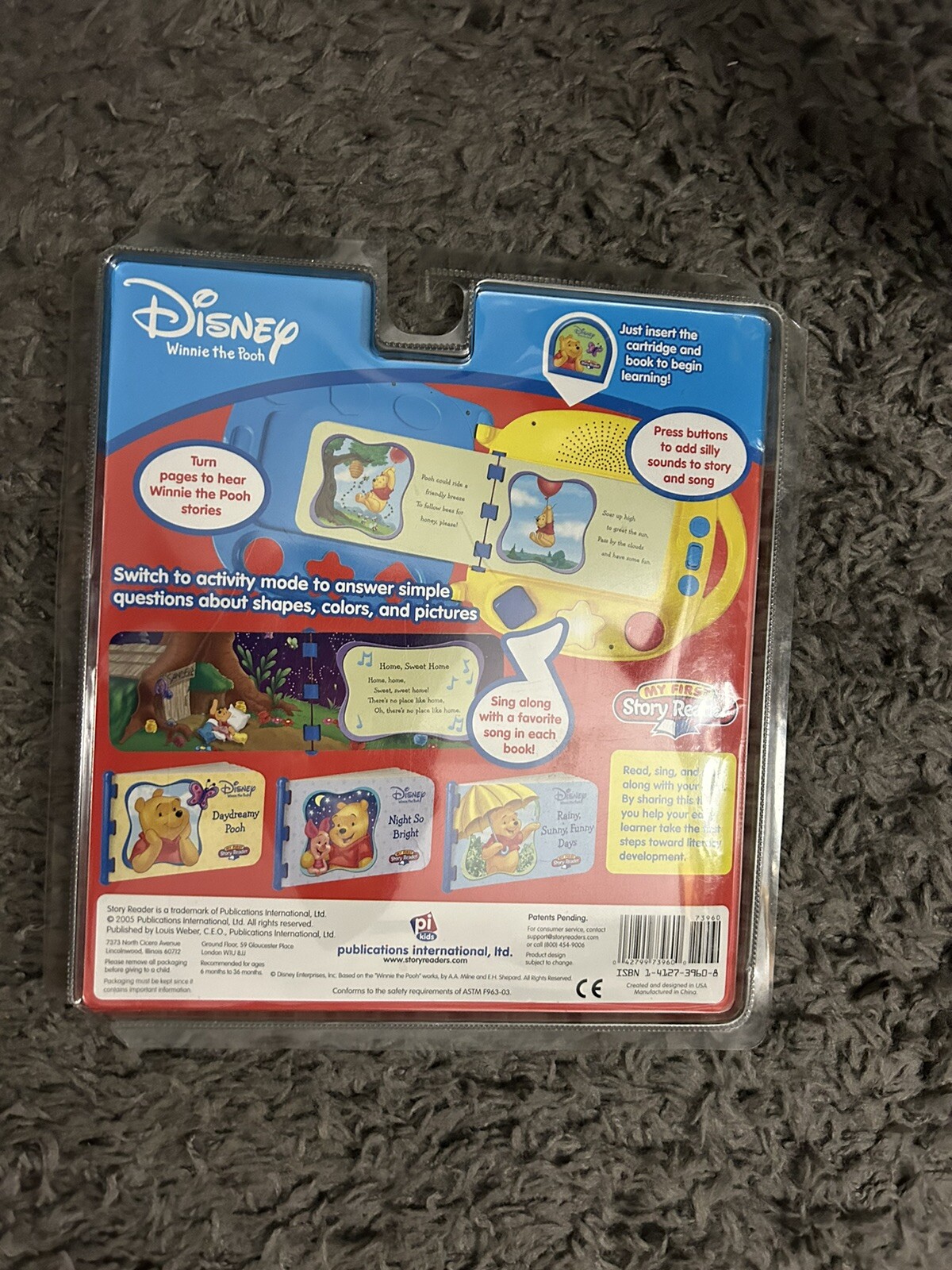 My First Story Reader – 3 Storybook Library Disney/Winnie the Pooh- new/sealed